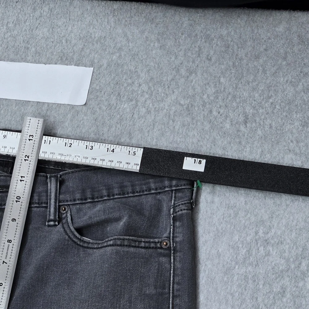 Levi's 513 Men Jeans 36X30 Gray Denim Slim Straight 28